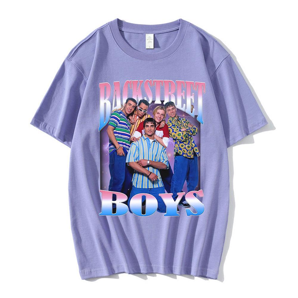 Backstreet Boys Graphic Print TShirt 90s Vintage Boy Band T Shirt Unisexs Womens Hip Hop Gothic Oversized TShirts Streetwear