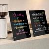 Acrylic Desktop Message Board Vertical with Metal Bracket Advertising Display Board DIY Drawing Board