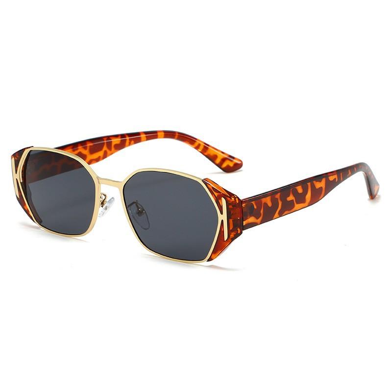 Xiaomi Women Geometric Hexagon Sunglasses UV400 Metal Acetate Frame Fashion Shades For Street Dating Party 2239 Vacation Outdoor