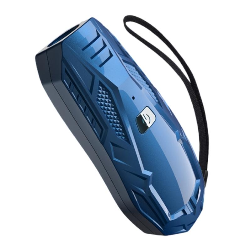 Улучшенные ультразвуковые отпугиватели лая собак Устройства контроля лая собак Звуковой тренировочный инструмент синий