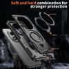Armor Shockproof Case For Xiaomi Poco M8 Pro Redmi Note 15Pro 4G Plus 5G 360° Rotating Magnetic Stand TPU Plastic Phone Cover