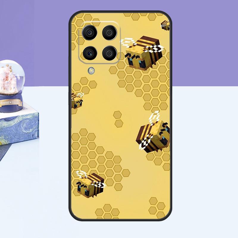 Bee Bumblebee Case For Samsung Galaxy M53 M33 M15 M35 M55 M11 M14 M34 M54 M31 M51 M12 M32 M52 M16 M36 M56