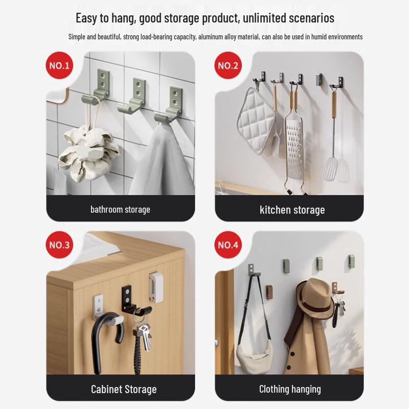 Rongyu Invisible Folding Wall Hook
