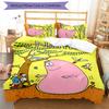 3pcs Custom Name Barbapapa Bedding Set Duvet Cover Closure Includes 1 Duvet Cover & 2 Pillowcases for All Seasons Bedroom Decor