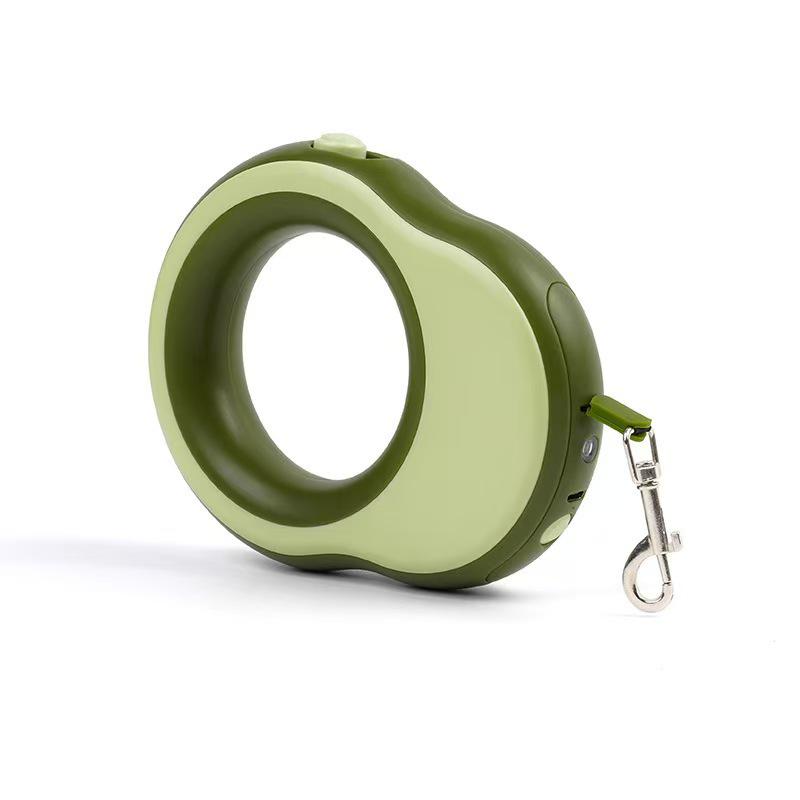 

Rechargeable 2-in-1 Dog Leash with Retractable Design and Flashlight Color Box Packaging