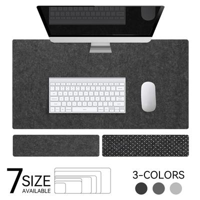 Große Computer-Schreibtischunterlage, Tischtastatur, großes Mauspad, rutschfeste Tastaturmatte, Filz, Laptop-Kissen, Mauspad, Gaming-Zubehör