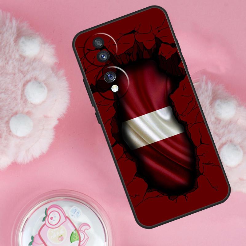 Latvia Flag Case For Honor Magic 7 5 6 Lite Pro Honor 200 Pro 50 70 90 X9b X9a X8b X8a X8 X9 X9c Cover