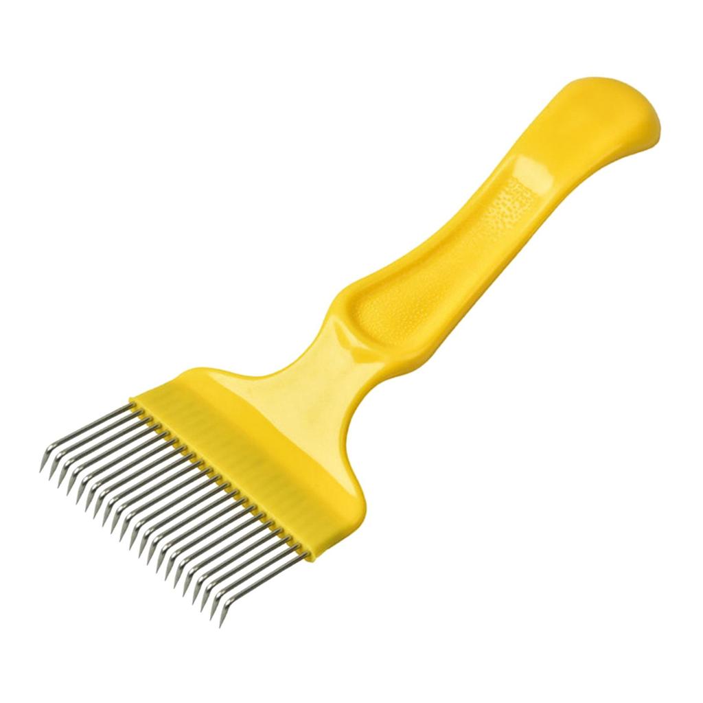 21 Zinken Imkereizubehör 7,48 Zoll x 2,76 Zoll Honigschleuderwerkzeug Imkerei Entdeckelungsgabel Bienenzucht Honigwabe