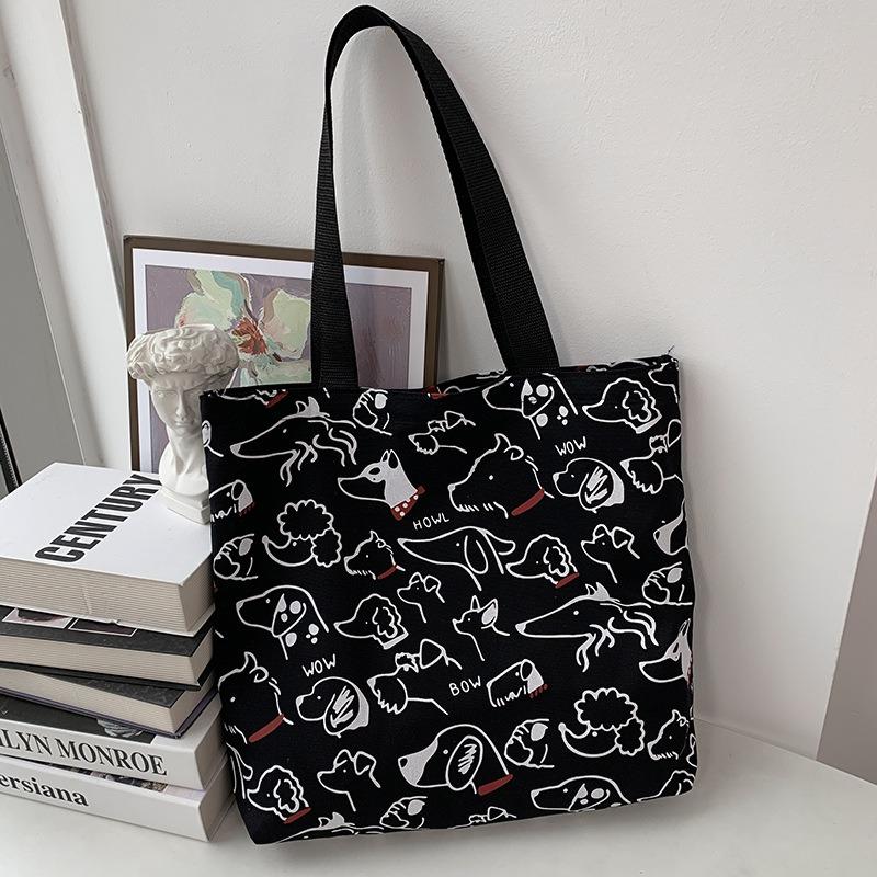 Canvas Bag Women Outing Travel Large Capacity Handbag Bags