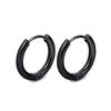 1 Paire Boucles d'Oreilles Créoles en Acier Inoxydable Femmes Hommes Couleur Or Petites Boucles d'Oreilles Bijoux Fille Pendientes Mujer Aretes Piercing Cartilage