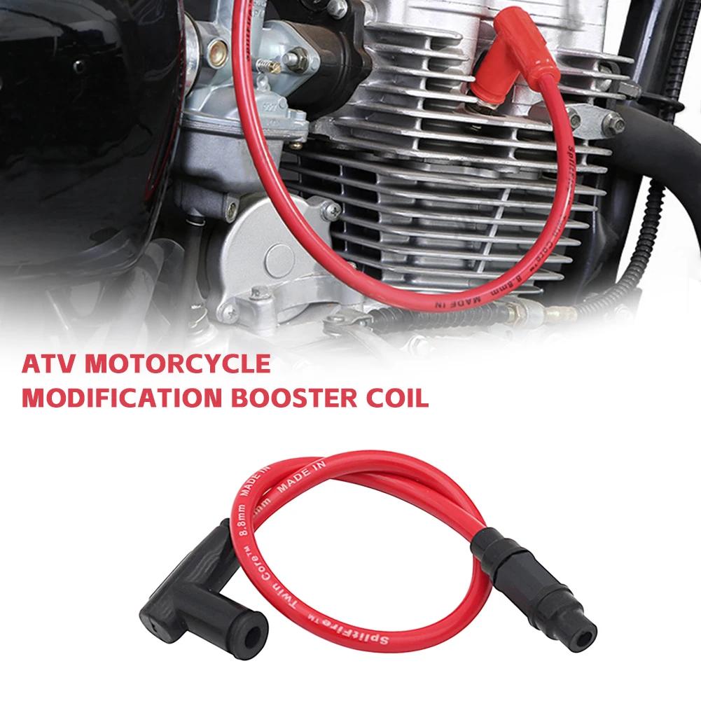 Universal Motorcycle Spark Plug Power Cable Wires Cap Cover Ignition Cable For Yamaha Kawasaki KTM Honda Suzuki ATV