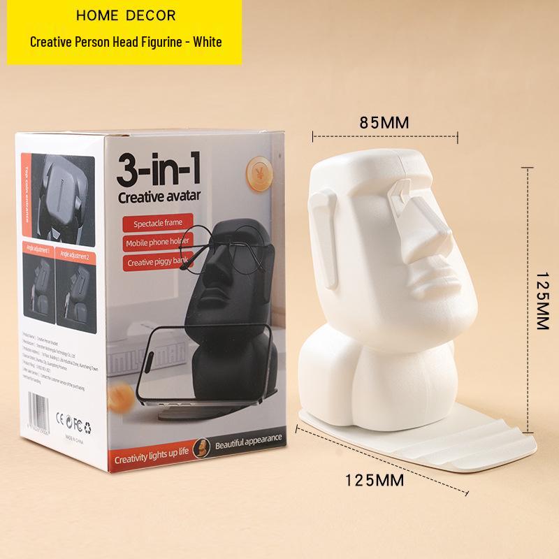 Multi-Functional Mobile Phone Holder & Desktop Ornament for Live Streaming небо/белый