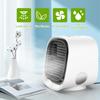 2 Types Air Cooler Fan Mini Desktop Air Conditioner with Night Light Mini USB Water Cooling Fan Humidifier Purifier Multifunction Summer