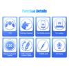 3.5mm Wired Gaming Headphones for PS4 Laptop PC Computer Headset with Microphone Volume Control Mute Button Earphone Helmet