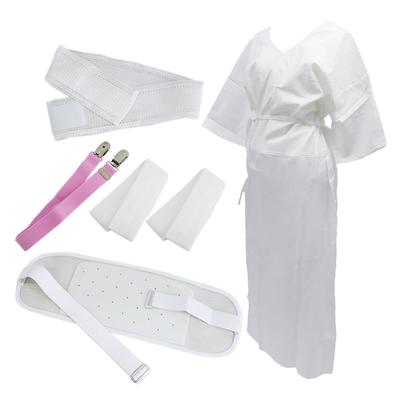 Yukata Dressing Accessory Set Mesh Front Mesh Two Waist Kimono Available In Plus Sizes 5-Piece (Kimono Slip, Panel, Datejime, Cords, Belt) (LL, 3L,