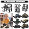 Building Block Tank Model Toy Compatible Construction Set Military Vehicle DIY Assembly Educational Building Kit for Kids and Adults