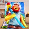 1PC Game Fort-nite Flannel Blanket Gift, Suitable for Both Men And Women, Soft Ideal for Beds And Sofa, Birthday Or Christmas Gift