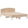 Solid Wood Bed Without Mattress 120 X 190 Cm Pine Wood