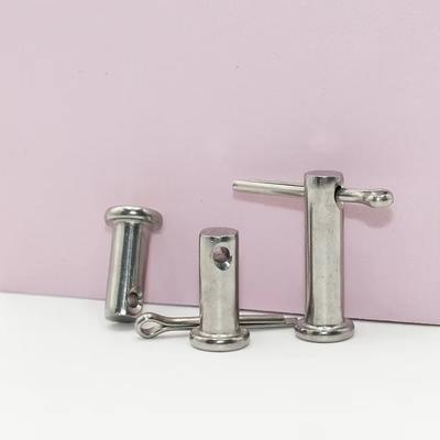 10Pcs/Set New M5 Pin Shaft Cotter Cylindrical Flat Head Positioning Pin GB882 T Shape Plug Pin Set