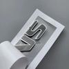 ABS Big Flat Letters V12 Car Emblem Trunk Fender Nameplate Logo Sticker for mercedes benz S400 S500 S600 Chrome Glossy Black FS9