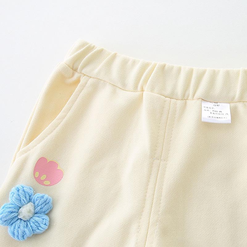 Toddler Girl Cotton Two-Piece: Fashionable Long Sleeve Sweatshirt Set for Spring & Autumn 2025