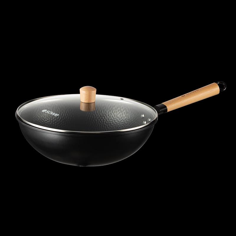 Traditional Coating-Free Iron Wok