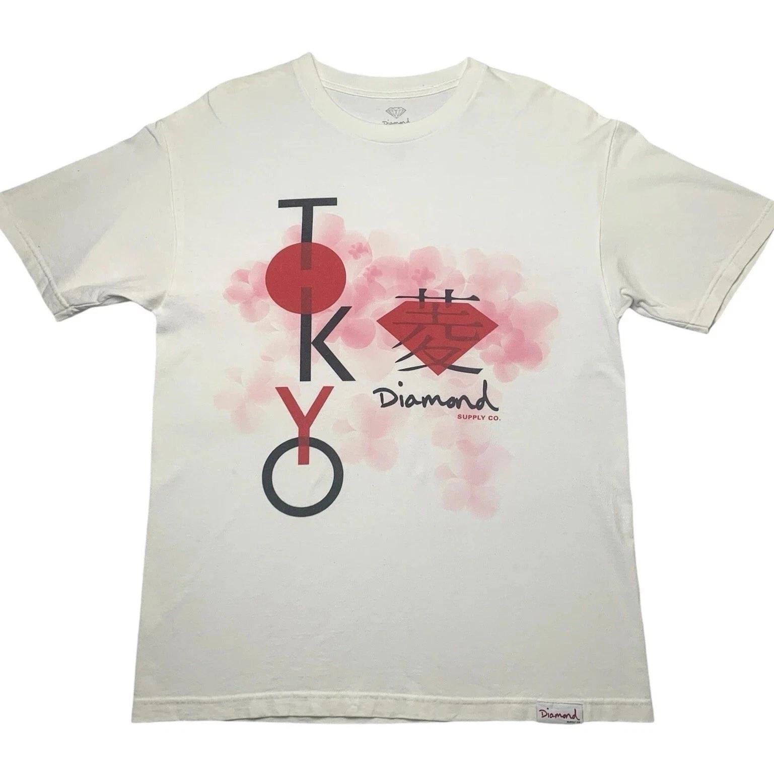 

Diamond Supply Co Tokyo T Shirt Mens Size L Large White Japan Skate Streetwear 2XL