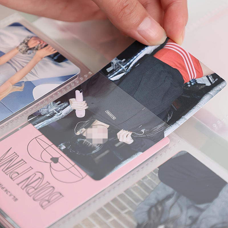 Cute Fruit 120 Slots Small Card Collecting Album Empty Three-Grid Photocard Storage Binder Book Nail Decals Organizer