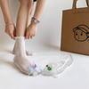 Fashion Flat Sandal Shoe Summer Heels 2025 Women's Without Girls Plastic Rhinestone New Outside Flower Scandals Floral Rhinestone Sandal