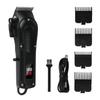 Wireless Digital Display Hair Clipper - Rechargeable Electric Barber Tool for Salon & Home Use