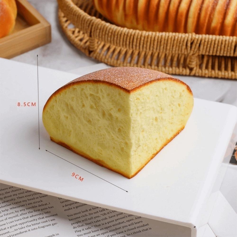 Creative Artificial Bread Stress Relief Model Toast Shape Photo Props Squeeze Slow Rebound Party Gift