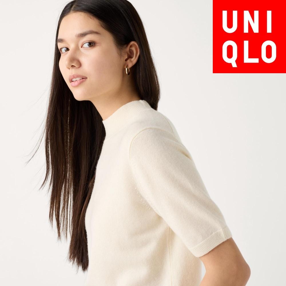 

Uniqlo Cashmere Mock Neck Sweater Part 5 01 OFF WHITE/WOMEN S
