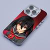 Akame Kurome White Translucent Mobile Phone Case for iPhone 17 16 15 14 13 12 11 X XR XS Air Pro Max Plus Colorful Cover