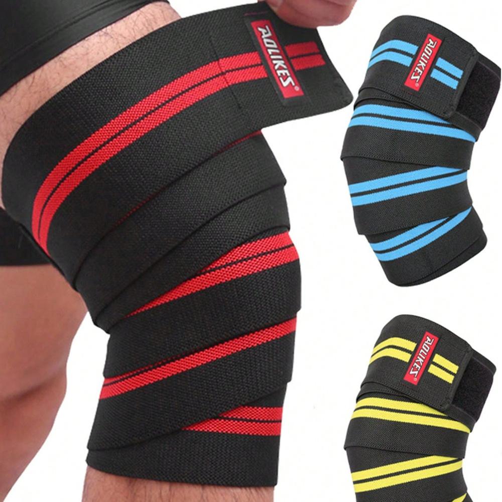 1 szt. Męski Damski Regulowany Kompresyjny Ochraniacz na Kolano Wsparcie do Przysiadów z Obciążeniem
