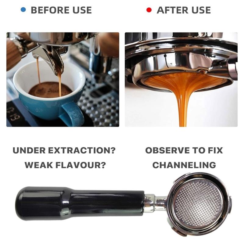 Ceramic Dosing Cup Coffee Tools Spray Bottle Coffee Portafilter Espresso Accessaries Suitable for Reducing Coffee Power