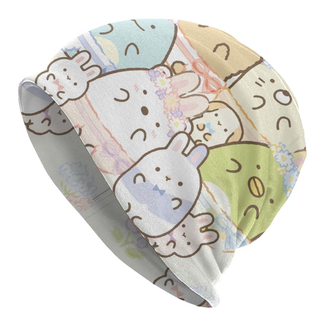 Unisex Winter Warm Bonnet Homme Knitting Hats Fashion Sumikko Gurashi Japanese Cartoon Beanie Cap Anime Game Beanies Caps For