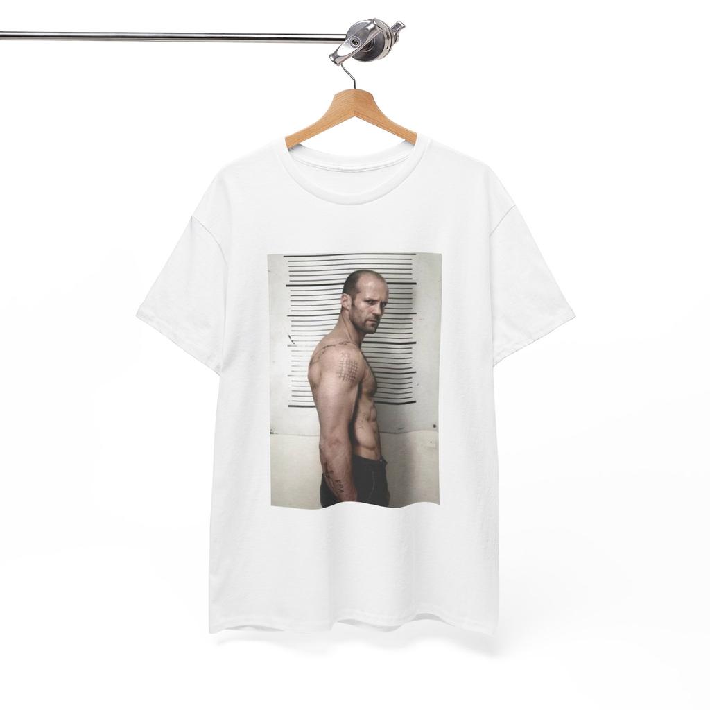 Jason Statham Tshirt Retro Poster The mechanic New Actor Unisex Heavy Cotton Tee