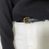 Cintura in pelle da donna per pantaloni gonne maglioni cintura decorazione versatile sottile semplice di nicchia