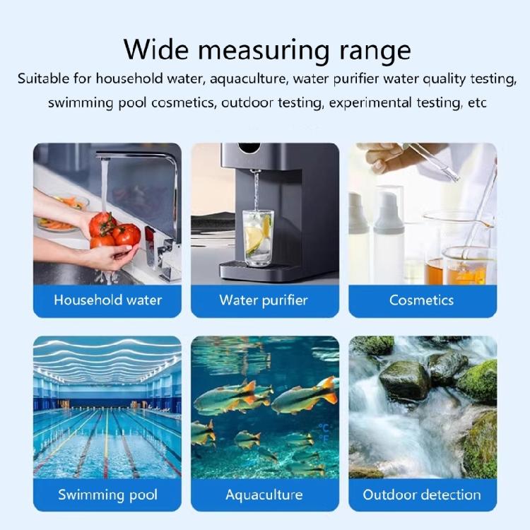 Professional Water Quality Analysis Meter 5 in 1    Salinity Temperature Analysis Tool for Hydroponic Systems