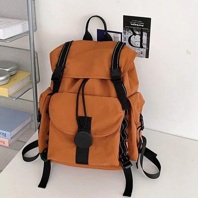 Nylon Outdoors Minimalist Backpack  Fashion Versatile Casual Leisure Commute School Bags