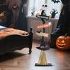 Halloween Witch Broom Wood Sign Room Decor Halloween Decorations For Indoor Outdoor Front Door Porch Lawn Garden Living Room