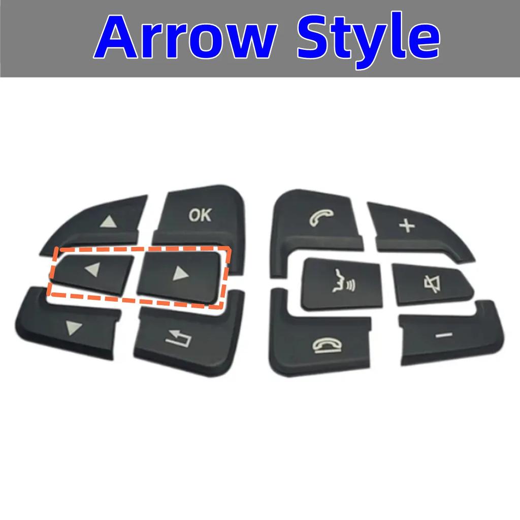 Car Steering Wheel Control Menu Switch Button Cover Trim Stickers For Mercedes Benz GLA CLA GLE GLC GLS CLS W205 W253 C200L