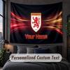 Custom Name Text Tapestry,Middlesbrough FC Decorative Wall Hanging, Background Tapestry For Home Bedroom