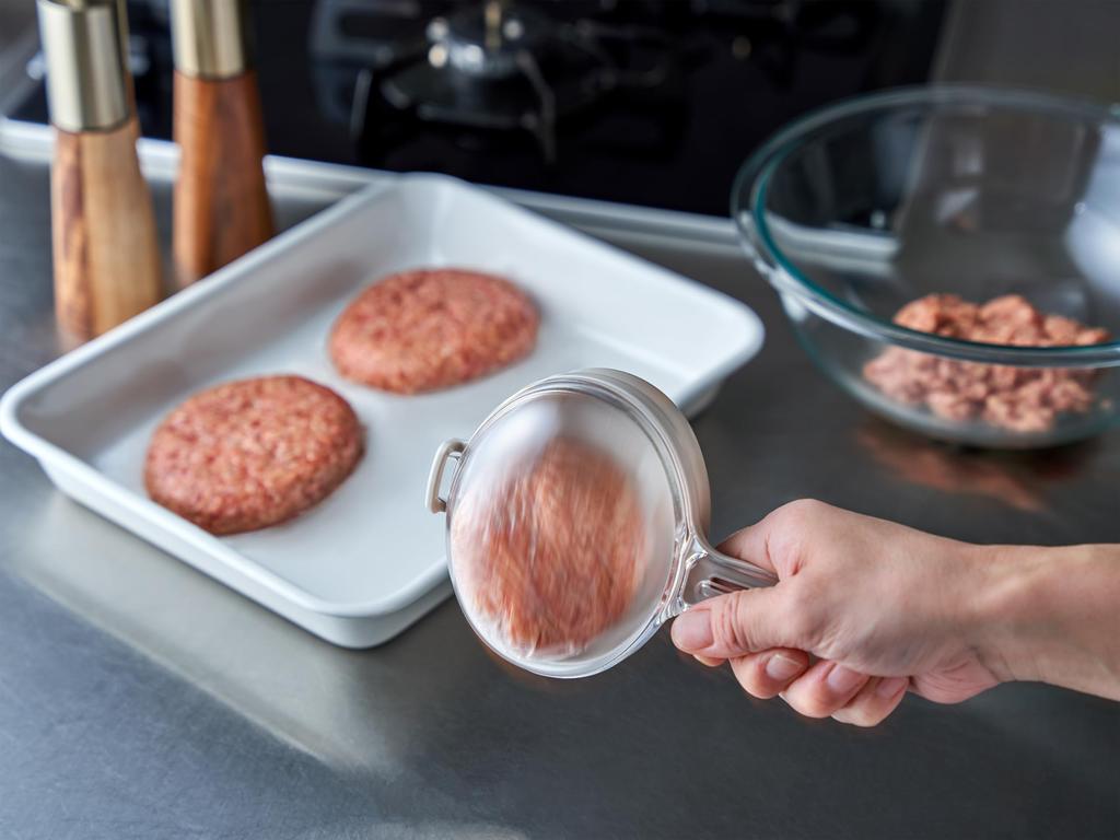 Oaks Leye Bashi Bashi! Hamburger Steak Maker Hamburger Steak Press Meat Shaper Easy To Shape Hamburg Steaks Without Getting Your Hands Stained