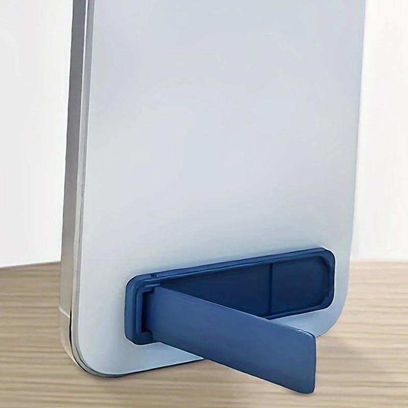 Ultra İnce Mini Tutucu Metal Katlanır Cep Telefonu Braketi Arka Etiket Görünmez Cep Telefonu Masaüstü Destek Telefon Standı