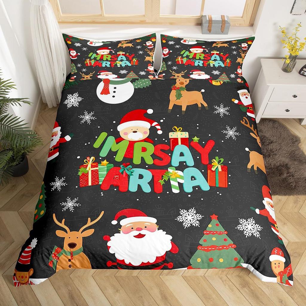 Fresh Little Deer Down Comforter Set Bedding Set 3-piece Duvet Cover Set