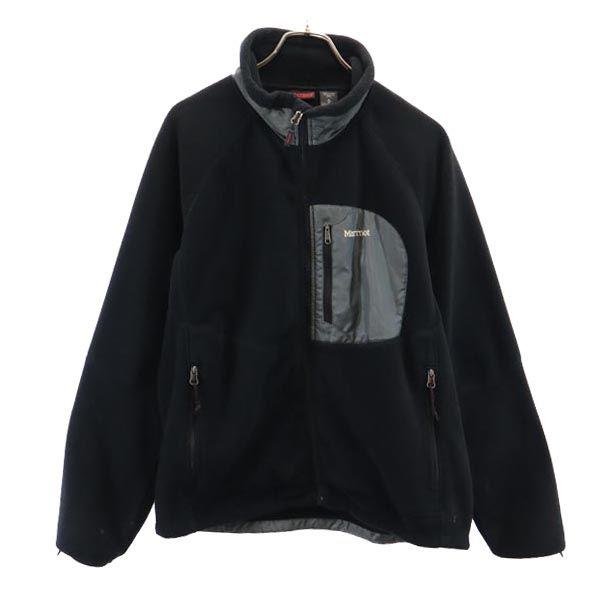 Marmot Fleece Jacket M Black Outdoors Men's Used