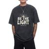 Men'S Casual Round Neck T-Shirt, Made of 100% Short Sleeves, Featuring Creative Graphic Prints, Loose Knit Fabric, Streetwear Style, Stretchy Fit,
