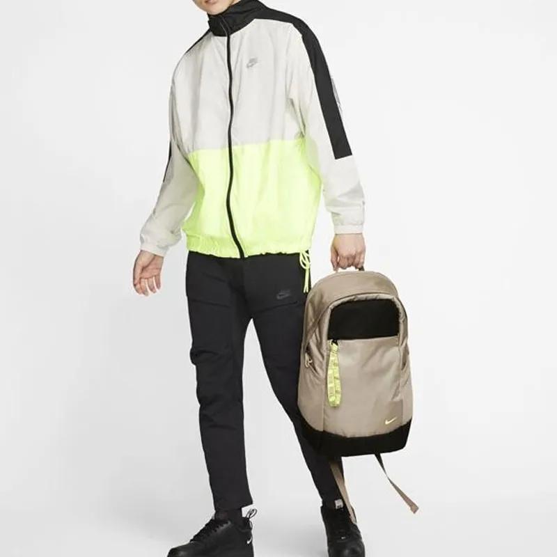 Nike Polyester Backpack Regular Unisex Khaki (Unisex) Backpacks BA6143 247