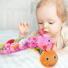 Sensory Toys for 3-12 Month Old Soft Baby Stuffed Animal with Teether Rattle Vibrating Plush Caterpillar Toy Newborn Gift
